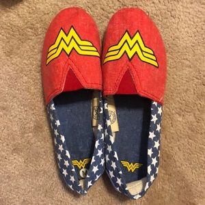 Wonder Woman slip on shoes